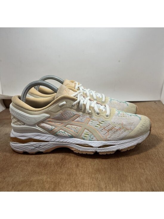 Asics Shoes - Asics Gel-Kayano 24 Lite Show Womens Size 8 Orange White Running Shoes Sneakers
